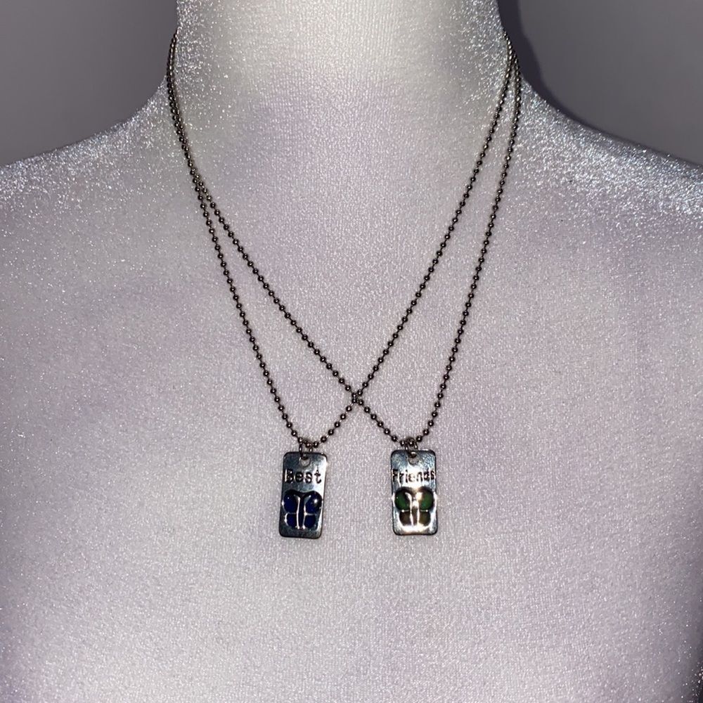 Best Friends By Adult Jewels Butterfly Mood Necklace